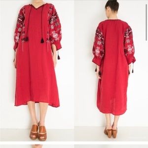 Nili Lotan Valencia Linen Dress